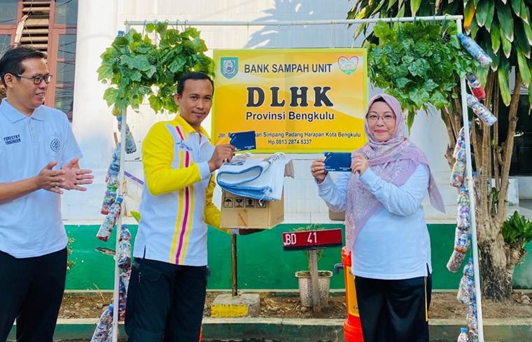 Launching ! Bank Sampah Unit DLHK Provinsi Bengkulu Mulai Beroperasi