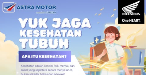 Astra Motor Bengkulu Ajak Masyarakat Lebih Peduli Kesehatan Tubuh