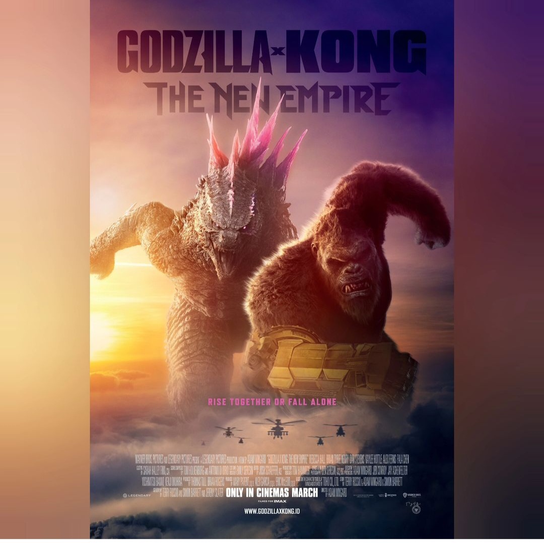 Film Godzilla x Kong: The New Empire, Bangkit Bersama untuk Misi Penyelamatan Dunia