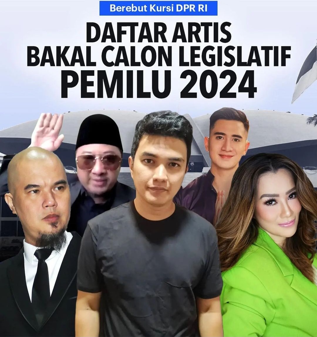 Bagaimana Bursa Pileg Para Artis? Ini Hasil Rekapitulasi Real Count KPU RI 