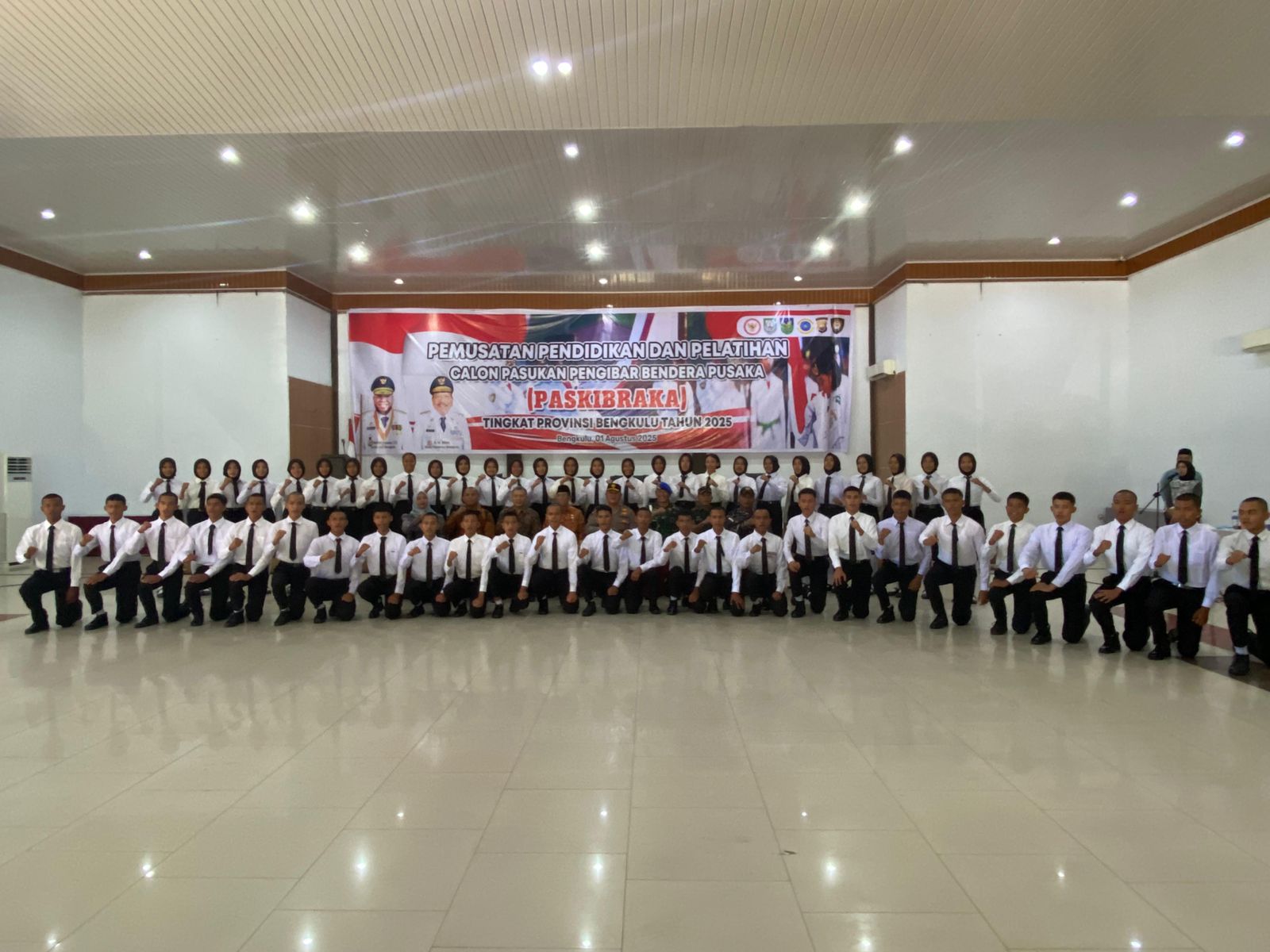 54 Capaskibraka Provinsi Bengkulu Jalani Pelatihan Jelang HUT RI ke-80