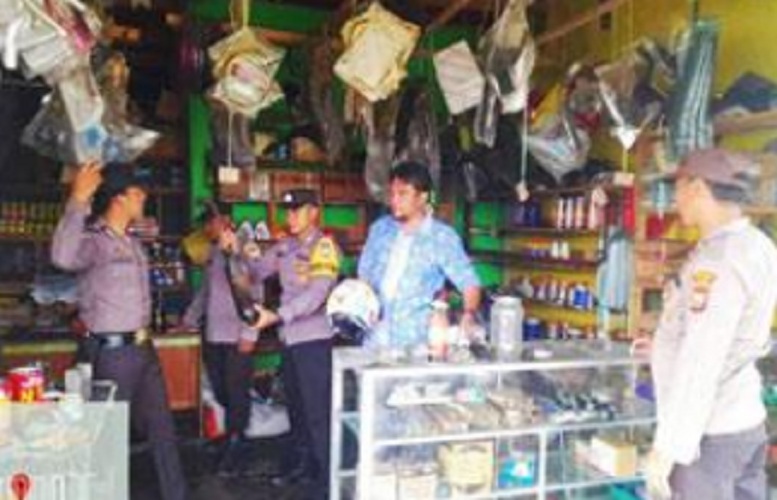 Penjual Knalpot Motor Brong Didatangi Polisi