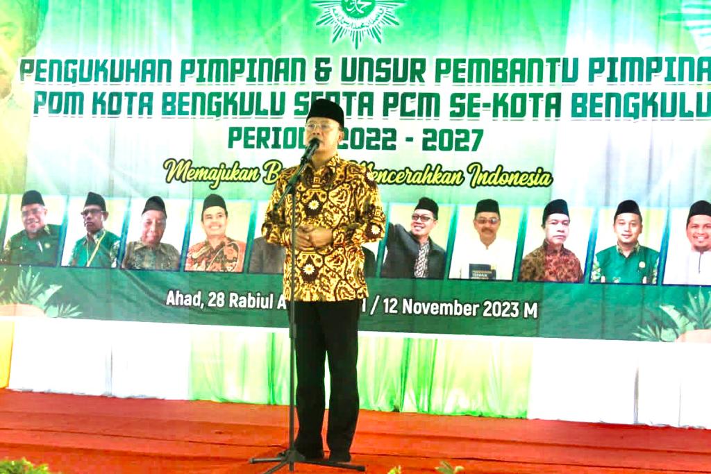 Gubernur Rohidin: Muhammadiyah Jangan Pernah Mundur