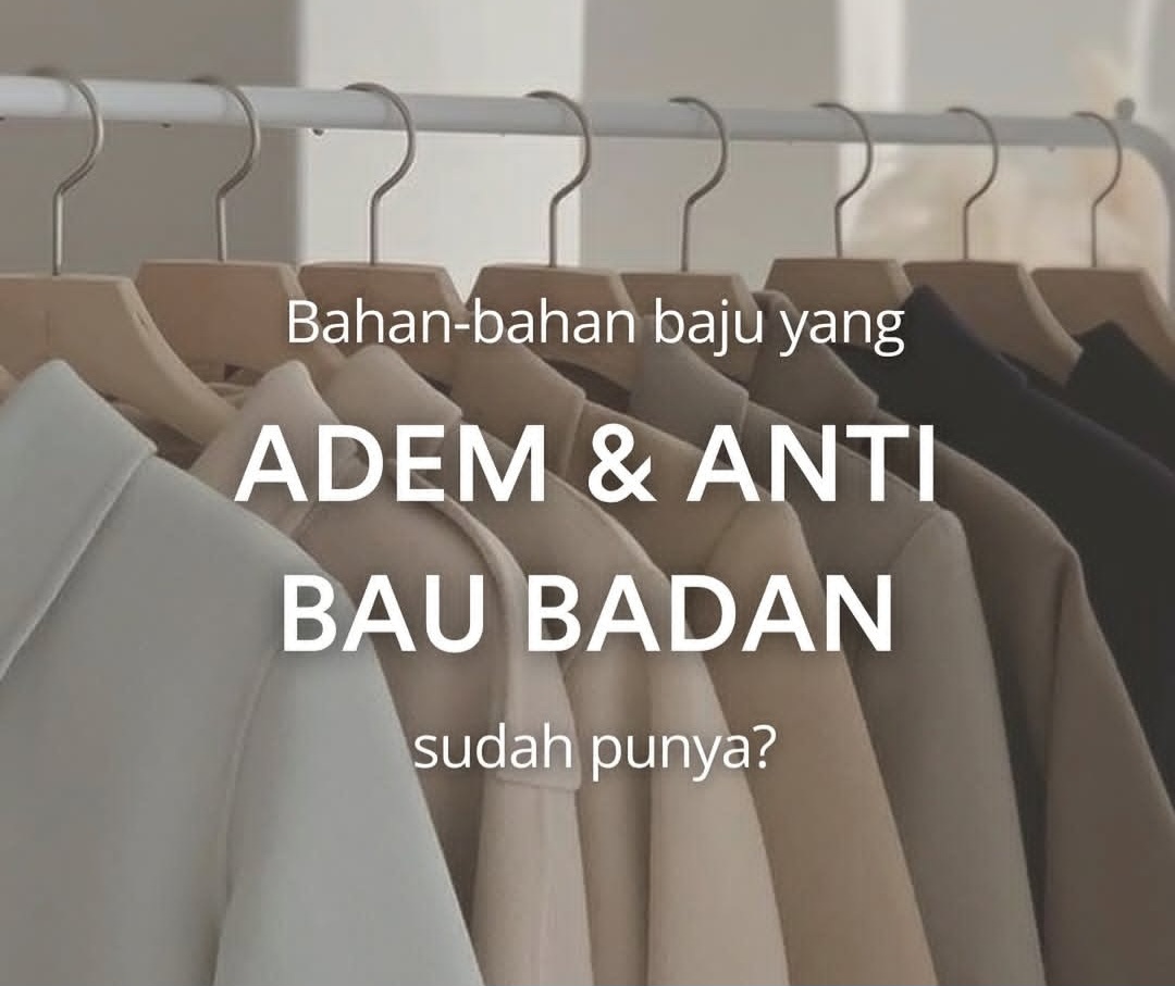 5 Jenis Bahan Baju yang Efektif Atasi Bau Badan, Salah Satunya Terbuat dari Bambu yang Ramah Lingkungan