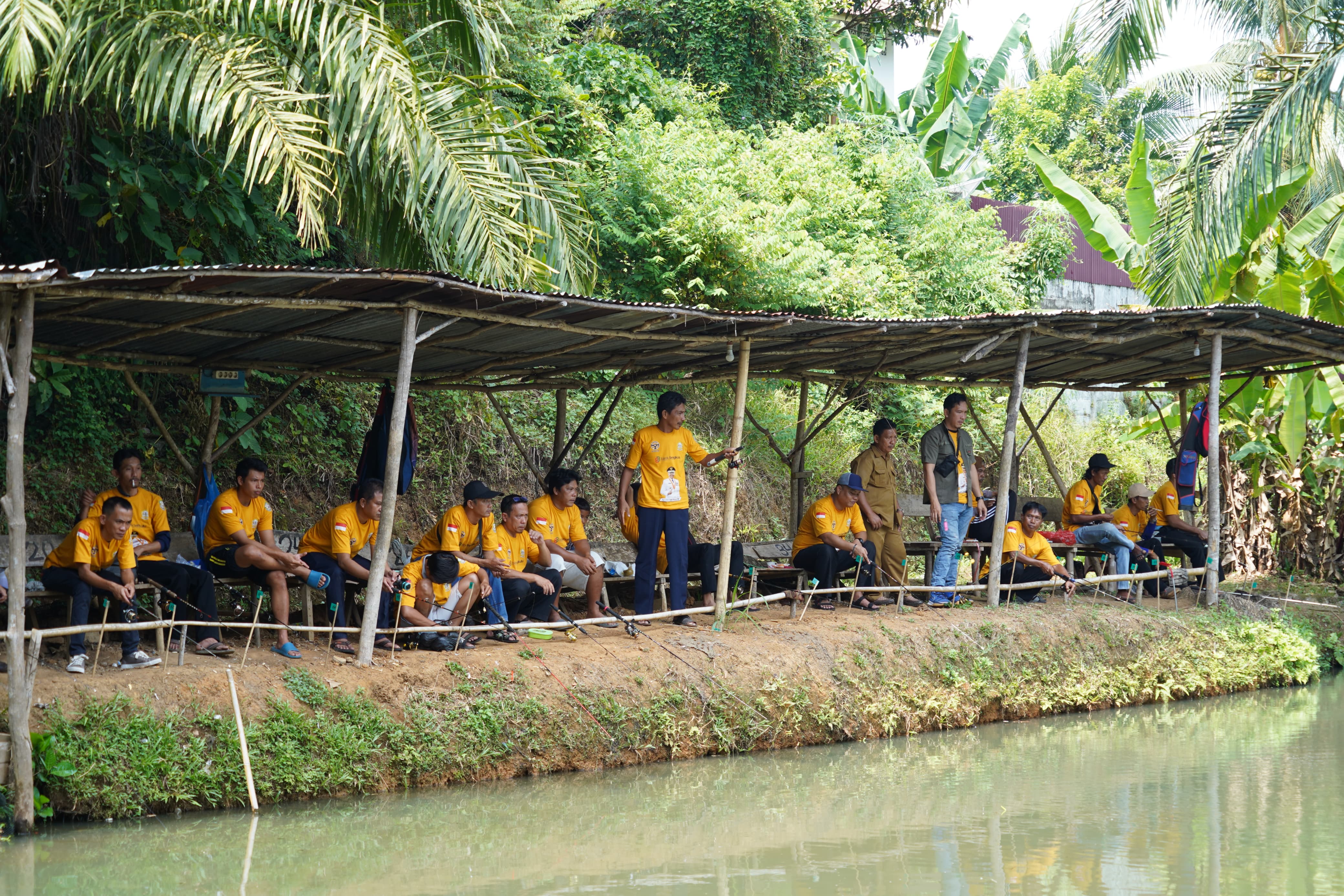 Sambut HUT RI ke-79, Driver OPD Dilingkup Pemprov Bengkulu Ikuti Lomba Mancing