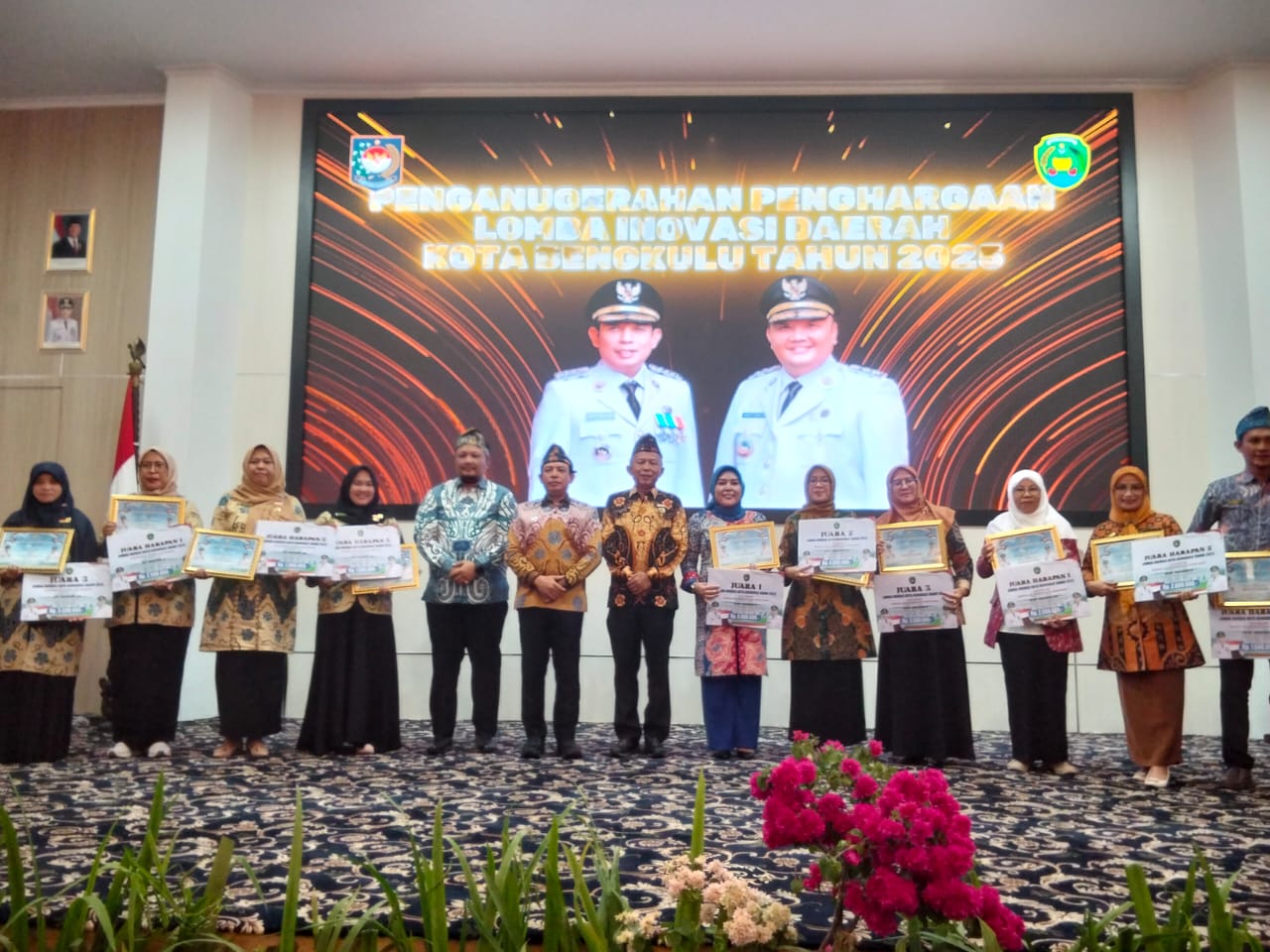 Wujudkan Birokrasi Adaptif, Pemkot Bengkulu Gelar Penganugerahan Lomba Inovasi Daerah 2025
