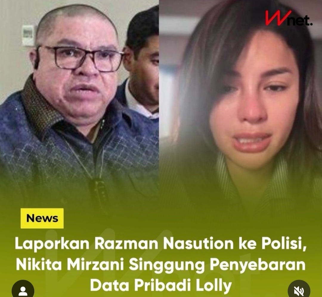 Nikita Mirzani Laporkan Razman Atas Dugaan Bocorkan Hasil USG Lolly