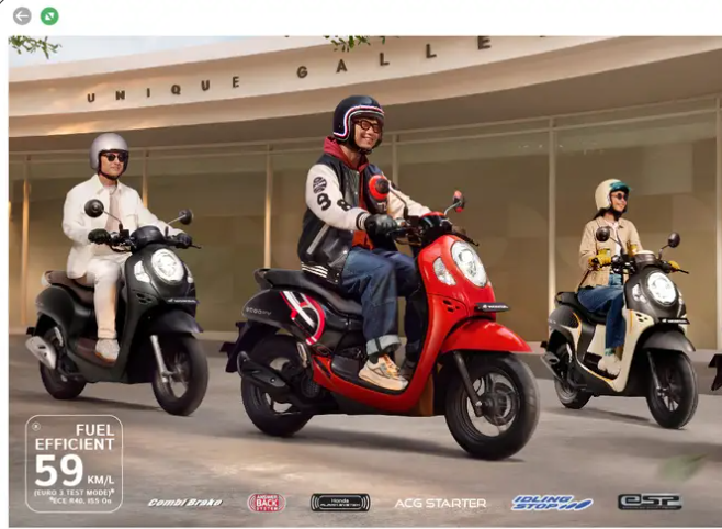 Honda Scoopy Smart Key Type Hadir dengan Varian Warna Baru, Lebih Stylish dan Berkelas