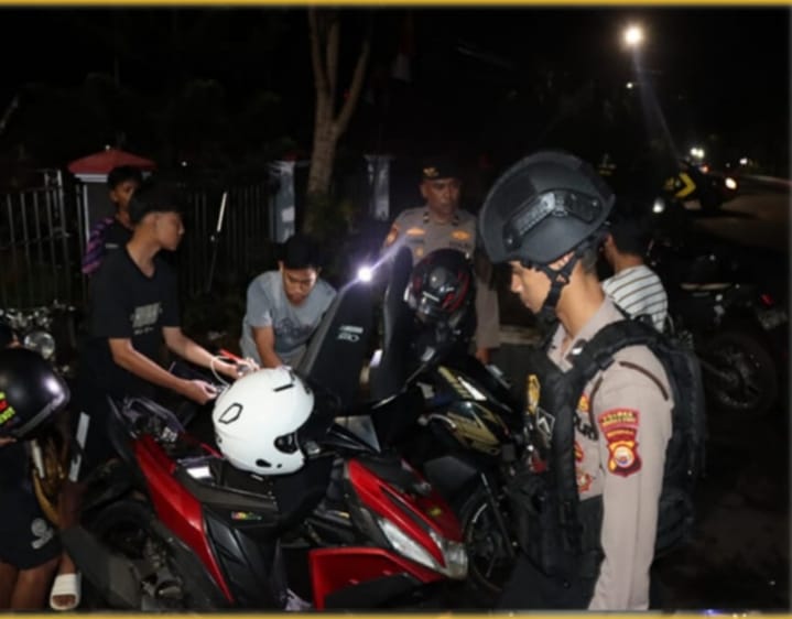 Polres Bengkulu Utara Bentuk Tim PEGETOR Cegah Geng Motor, Intensif Lakukan Patroli Malam