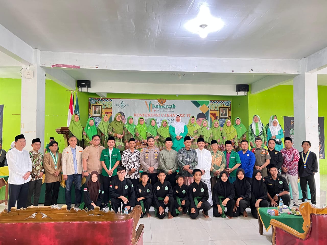 Kapolsek Kota Manna Hadiri Konfercab VI GP Ansor Bengkulu Selatan, Dorong Sinergi Jaga Kamtibmas