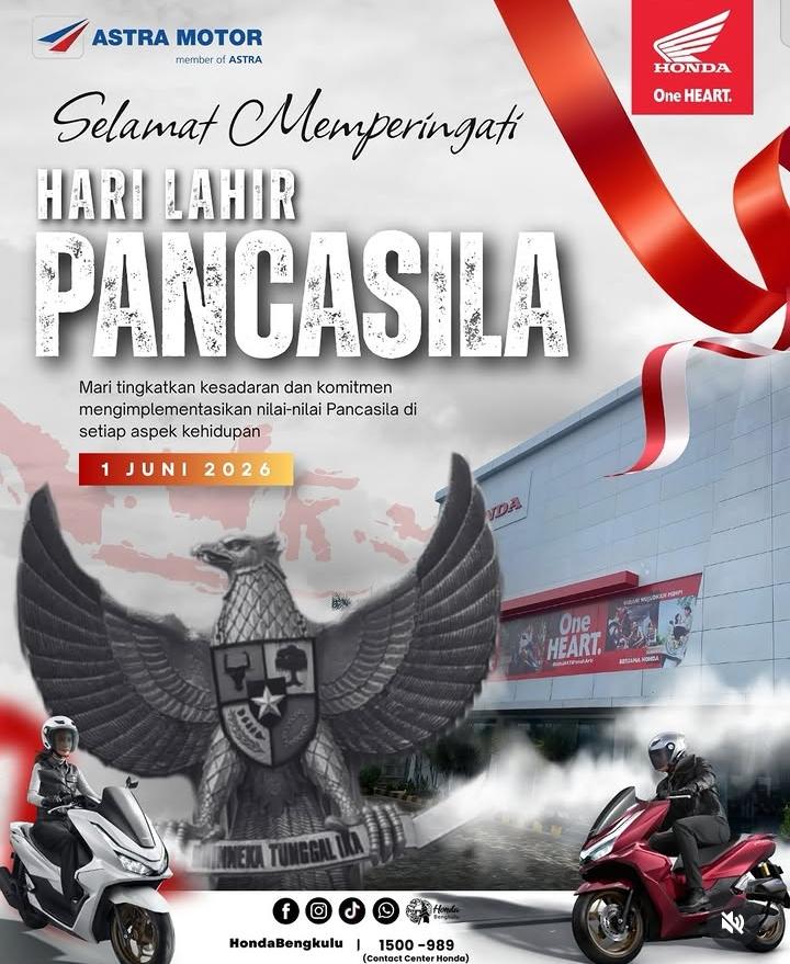 Astra Motor Bengkulu Ajak Masyarakat Amalkan Nilai Pancasila