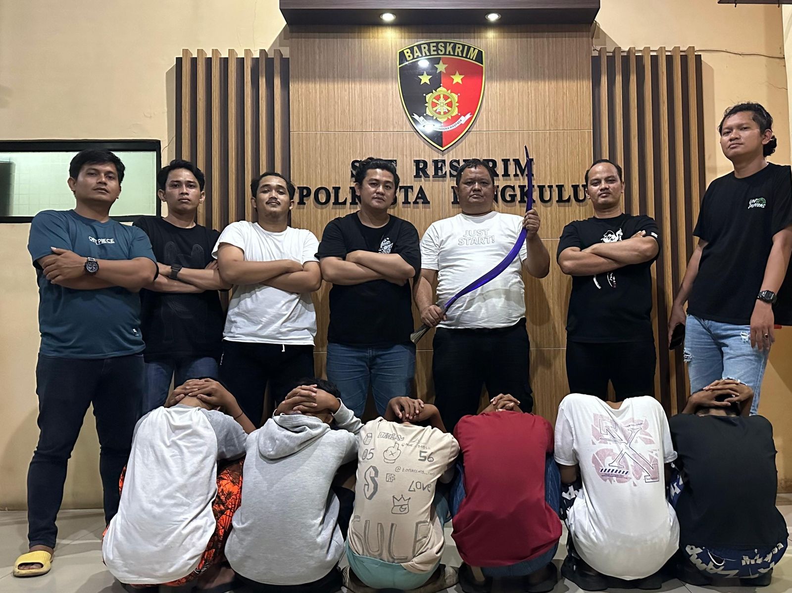 Polisi Tangkap Enam Remaja Gengster di Bengkulu, Aksi Brutal Viral dan Bikin Resah Warga