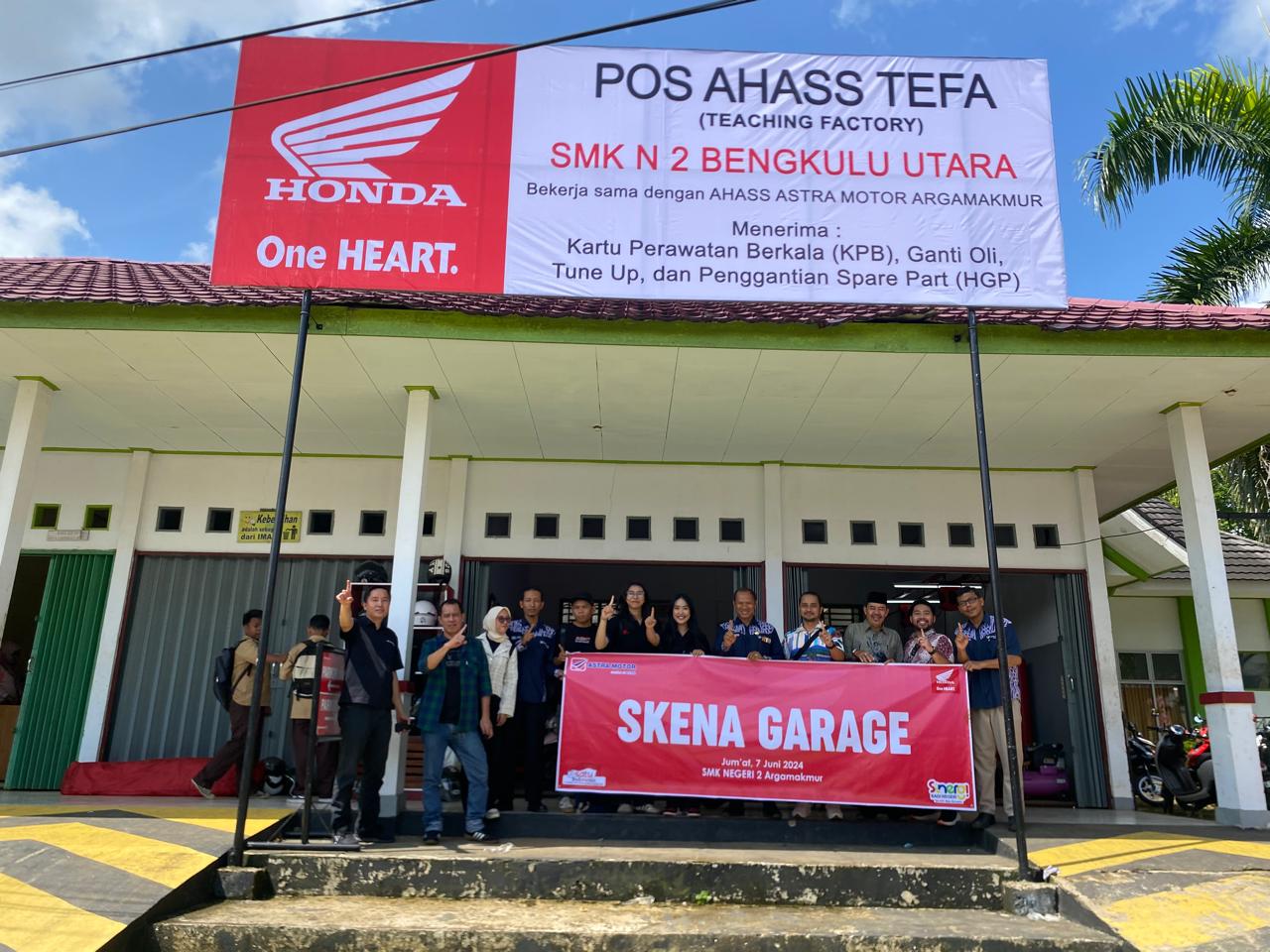 Ajak Jurnalis Merasakan Langsung Beri Pelayanan Pada Konsumen, Astra Motor Bengkulu Adakan 'Skena Garage'