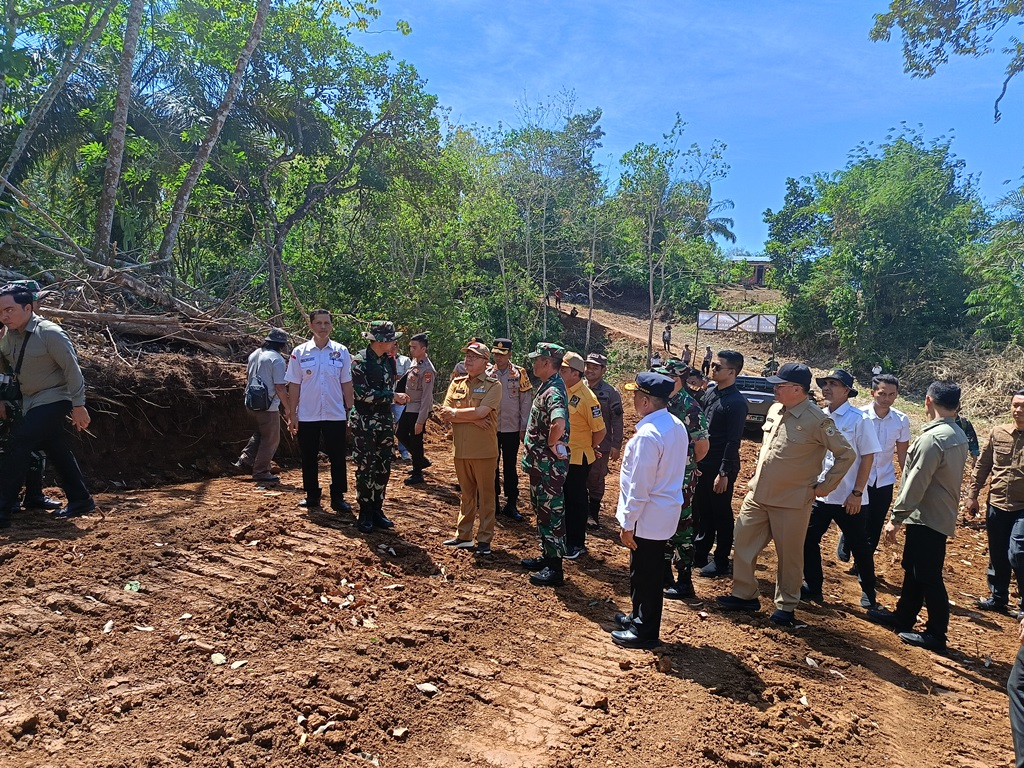 Progres Buka Jalan Baru TMMD ke-121 di Desa Belumai Rejang Lebong Capai 10 Persen 