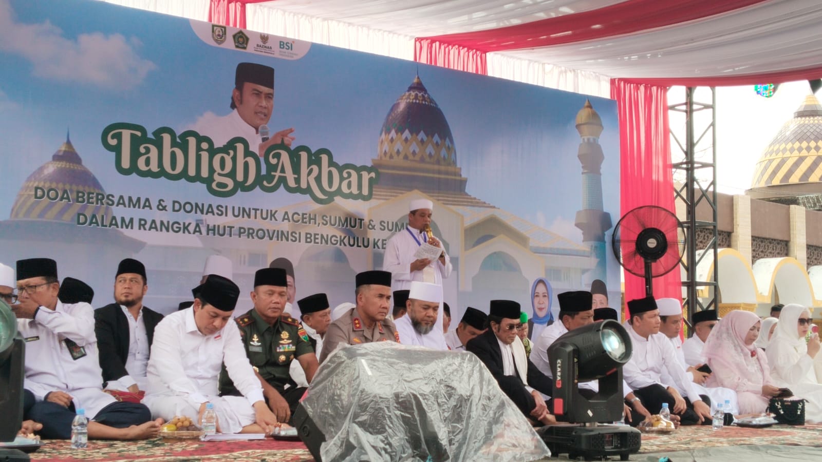 Tabligh Akbar HUT ke-57 Bengkulu: Doa untuk Negeri dan Solidaritas untuk Aceh, Sumut dan Sumbar