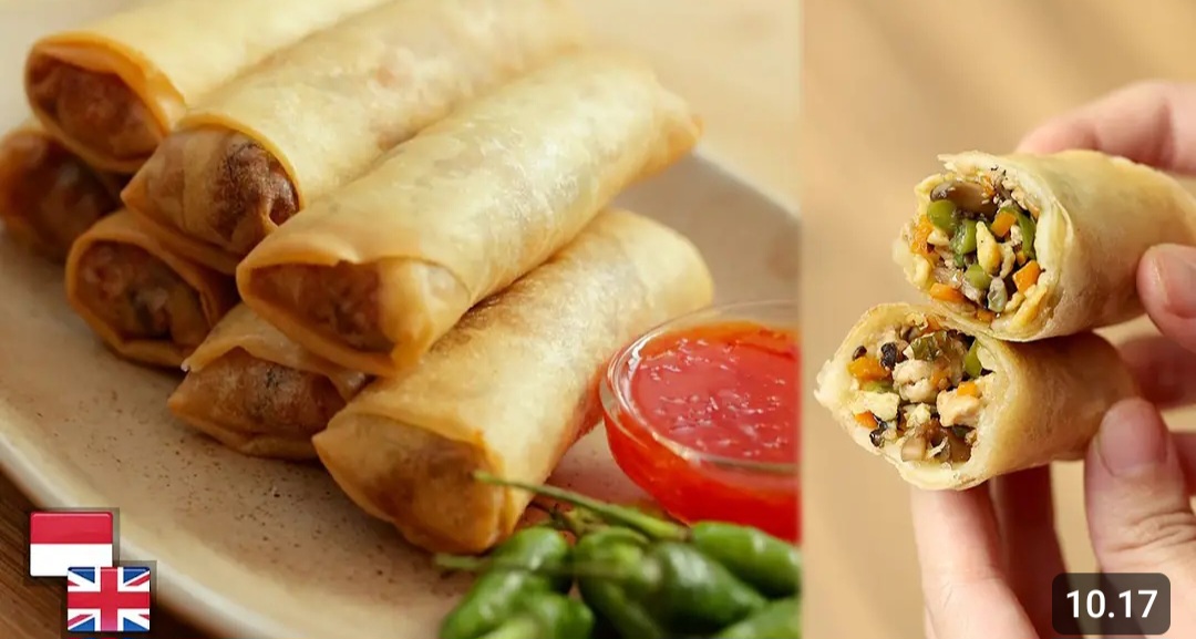 Resep Lumpia Ayam Jamur Ala Chef Devina Hermawan, Ide Jualan Kuliner yang Lezat