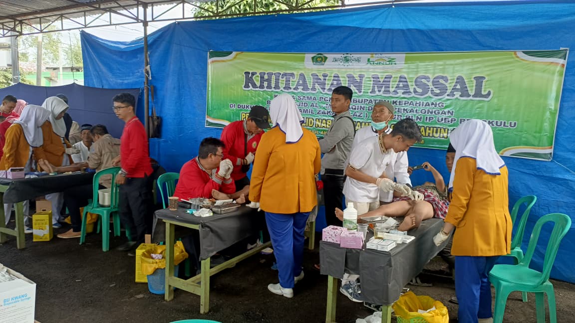 70 Anak Kurang Mampu Ikut Khitanan Gratis, NU Kepahiang Tebar Kepedulian