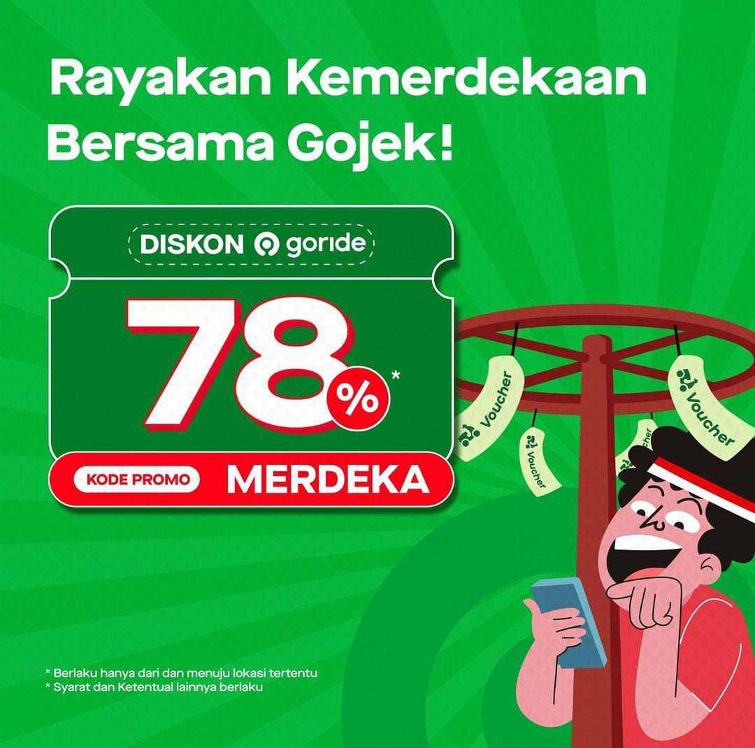 Promo Agustus 2024: 22 Kode Promo Gojek, GoRide, GoCar, GoSend, dan GoFood 