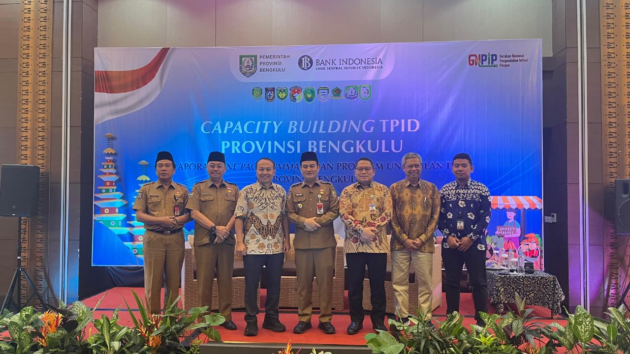 TPID Bengkulu Masuk Jajaran Terbaik Sumatera dalam Pengendalian Inflasi