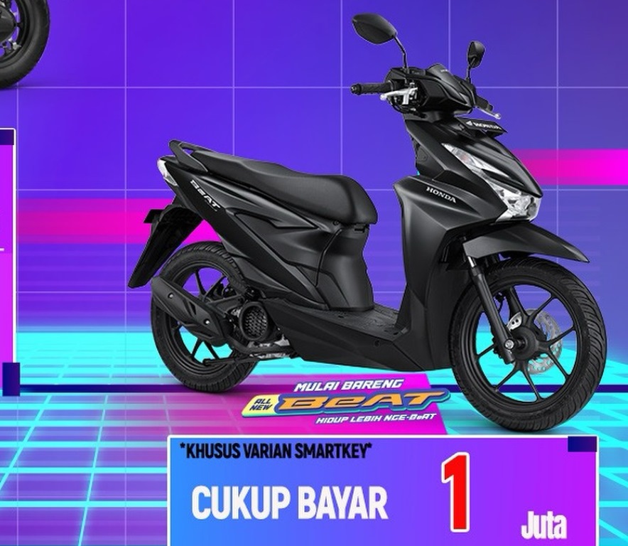 Promo Spesial Honda All New Beat Varian Smart Key, DP Rp1 Juta di Astra Motor Bengkulu