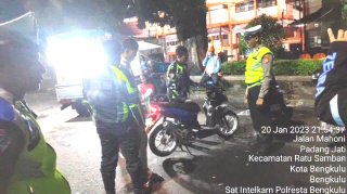 3 Titik di Kota Bengkulu Kerap Digunakan Arena Balap Liar, jadi Sasaran Polisi