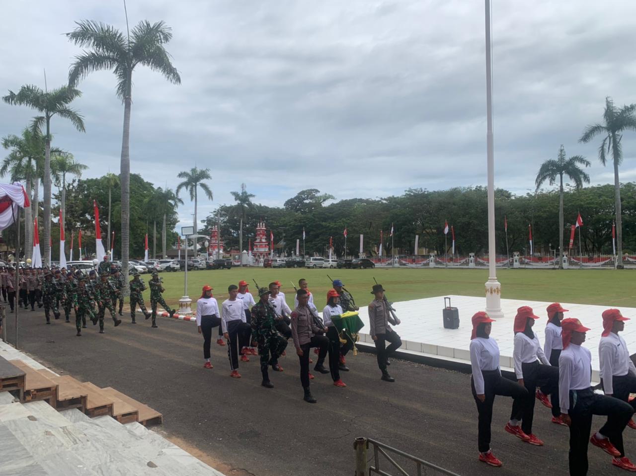 Jelang HUT RI ke-80, Paskibraka Provinsi Bengkulu Matangkan Persiapan Pengibaran