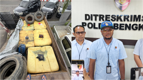 Polda Bengkulu Sikat Penyelundupan BBM Bersubsidi, 5 Ton Bio Solar Siap Dikirim ke Lubuklinggau Digagalkan