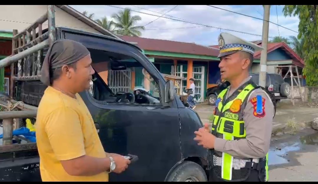 Satlantas Polres Mukomuko Amankan Puluhan Kendaraan di Hari Pertama Operasi Nala