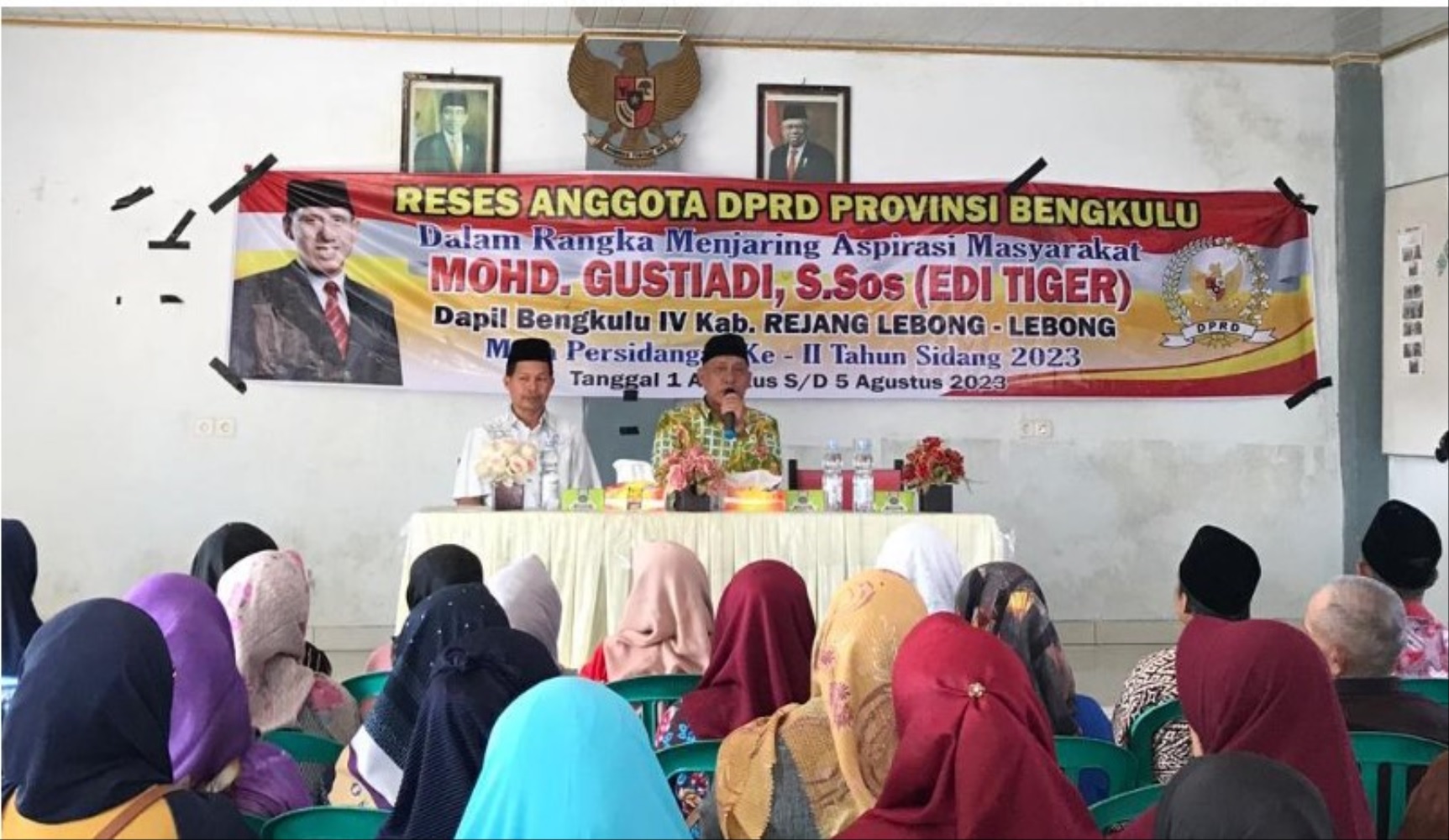 Anggota DPRD Prov Bengkulu, Mohd Gustiadi Kembali Melaksanakan Reses di Desa Rimbo Recap