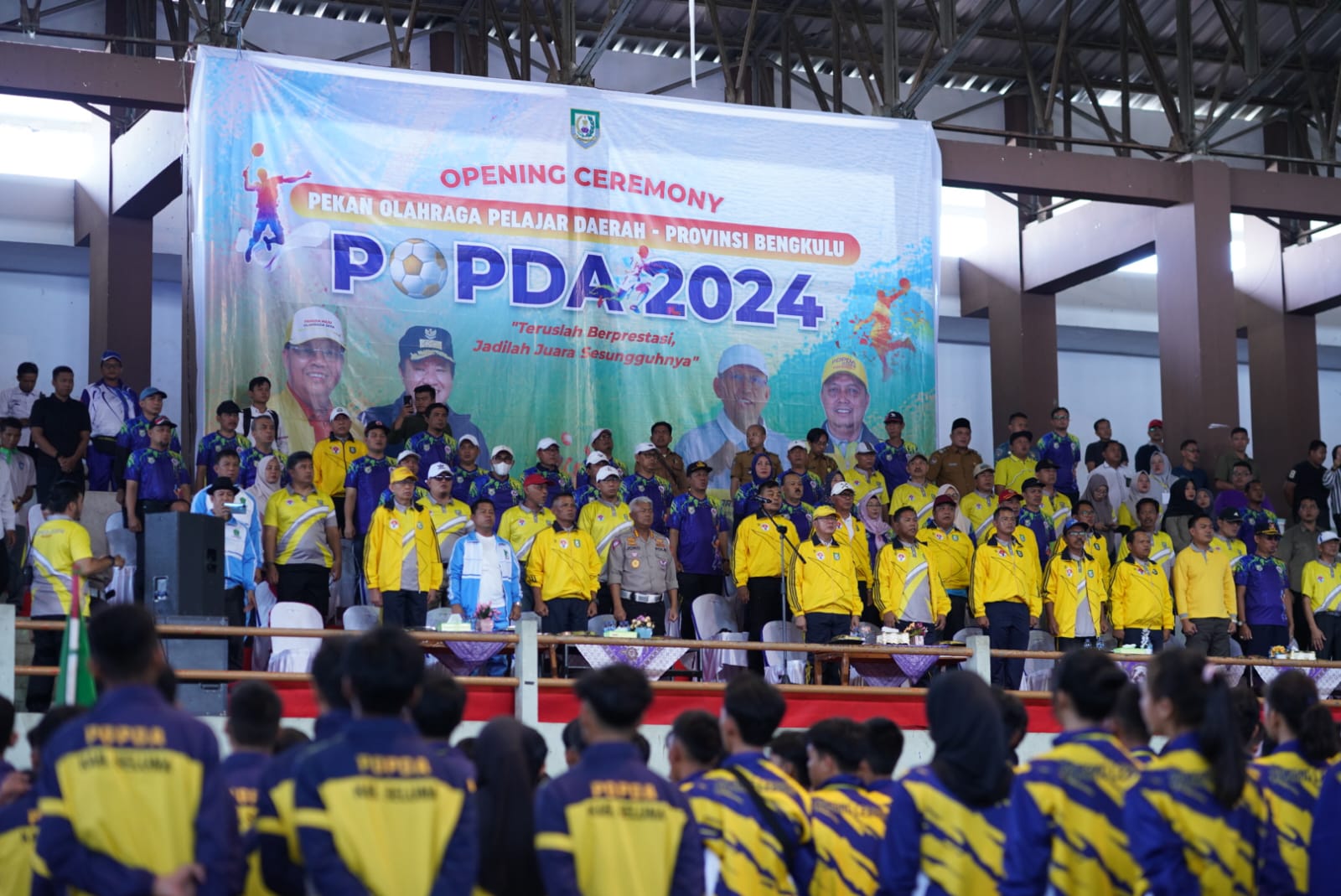 Resmi Dibuka Gubernur Ratusan Pelajar Siap Berlaga Di Popda 2024