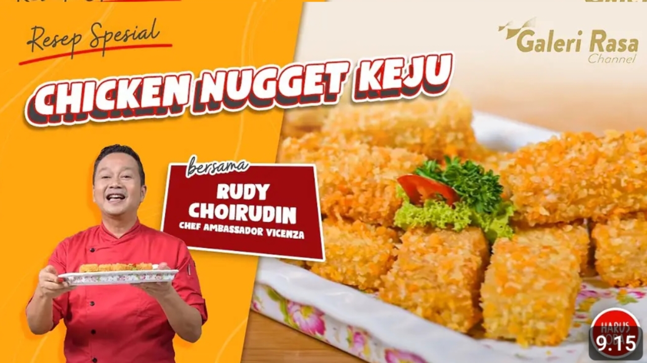 Resep Chicken Nugget Keju Ala Chef Rudy Choirudin, Sajian Sehat dan Lezat Favorit Anak-Anak