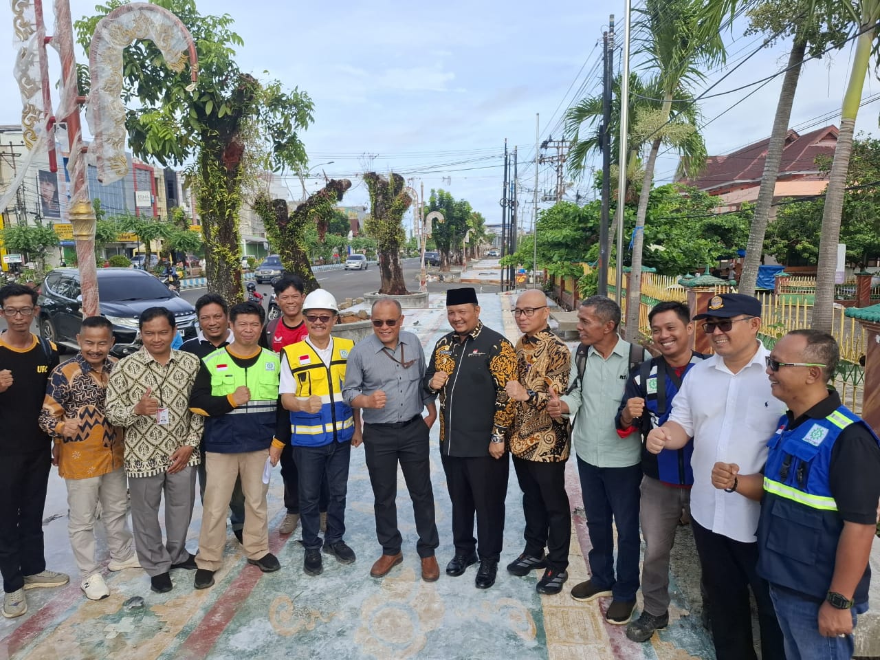 Tinjau Proyek Belungguk Point, KPK Ingatkan Kontraktor Jaga Kualitas dan Tepat Waktu