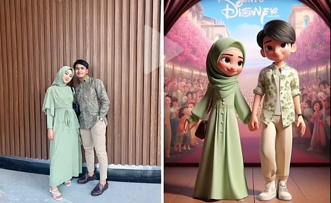 Trending Tiktok! Ini Cara Membuat Foto Sendiri Menjadi Poster Disney Pixar dengan AI