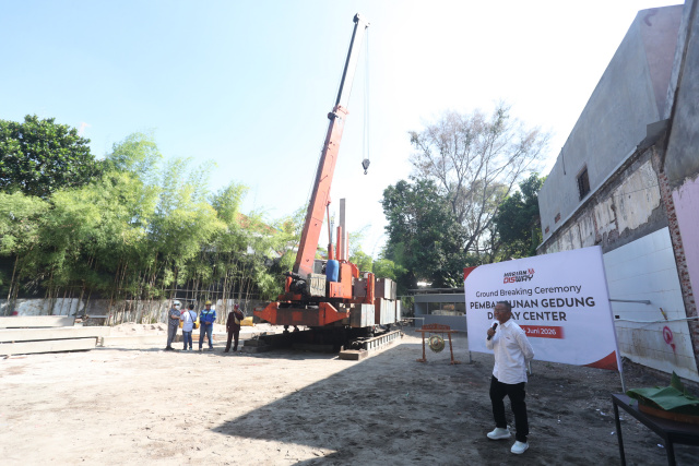 Groundbreaking, Harian Disway Siapkan Gedung Kantor Baru