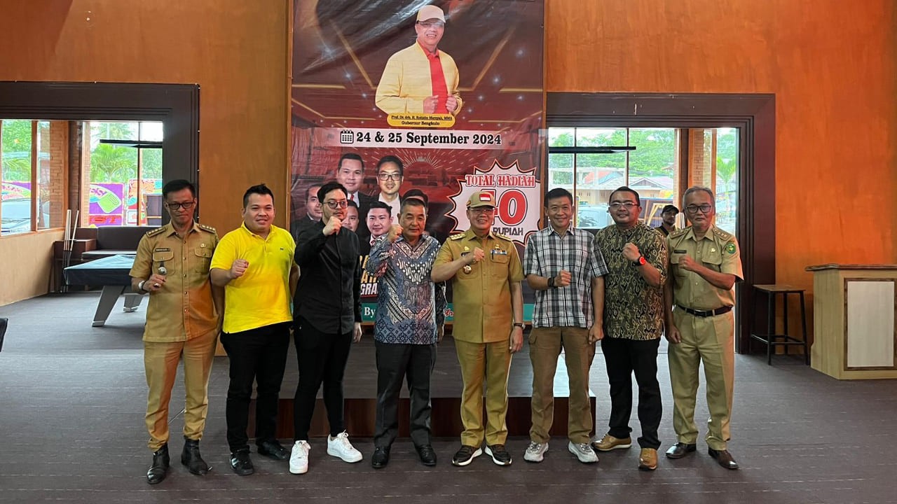 Grand Opening Billiard Houze, Gubernur Bengkulu Buka Turnamen Berhadiah Total Rp40 Juta