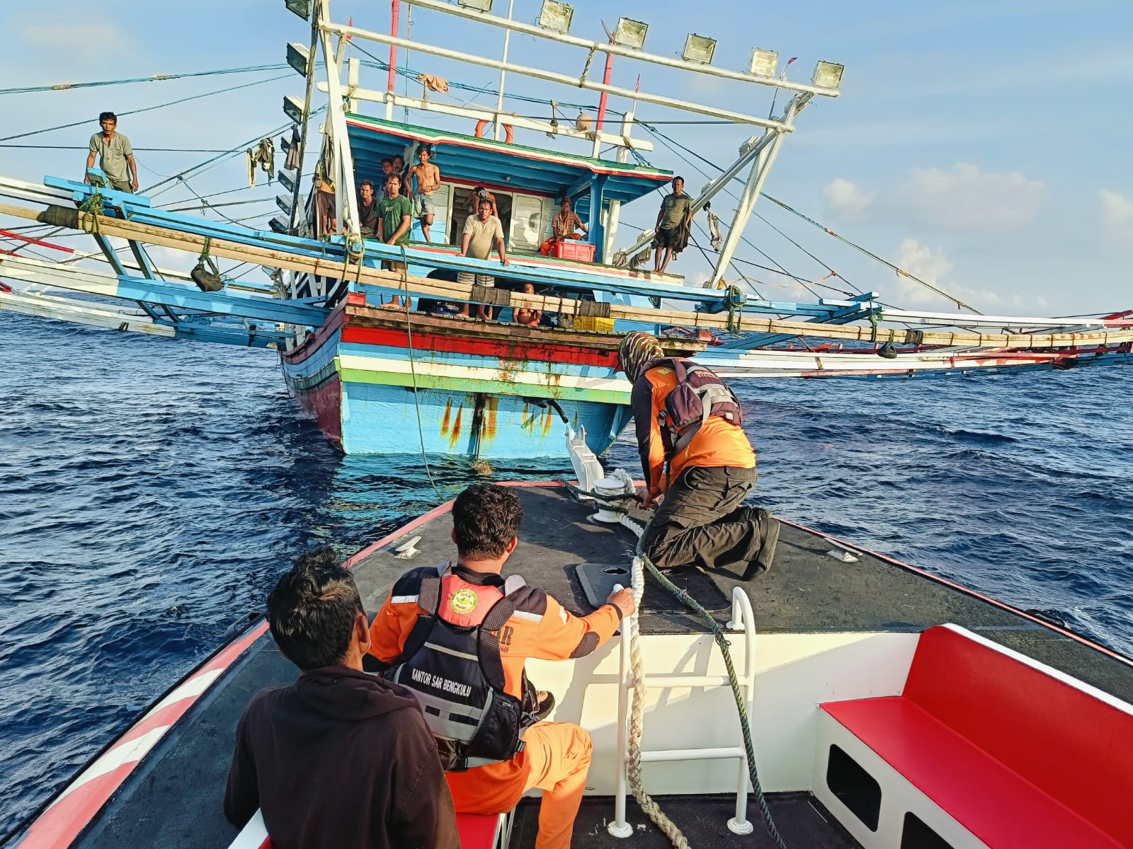 Update! Pencarian Nihil, Operasi SAR Pemancing Hilang di Perairan Laut Bengkulu Dilanjutkan Besok