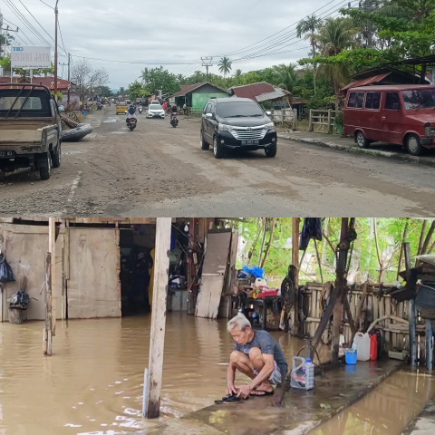 Banjir Mulai Surut, Sebagian Masih Mengungsi