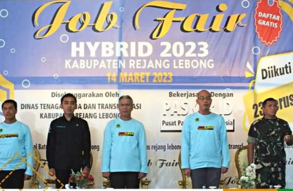  Fasilitasi Pencari Kerja, Pemkab Rejang Lebong Gelar Job Fair Hybrid Bursa Kerja 2023