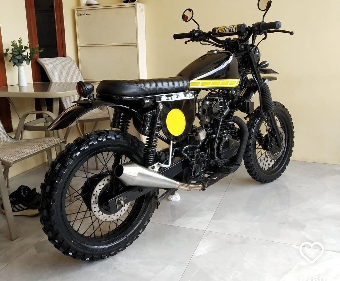 Inspirasi Modifikasi Honda MegaPro Jap Tracker, Simpel tapi Sangar