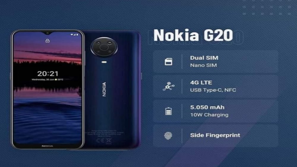 Dibanderol dengan Harga di Bawah Rp2 Jutaan, Smartphone Nokia G20 Punya Baterai yang Awet hingga 3 Hari