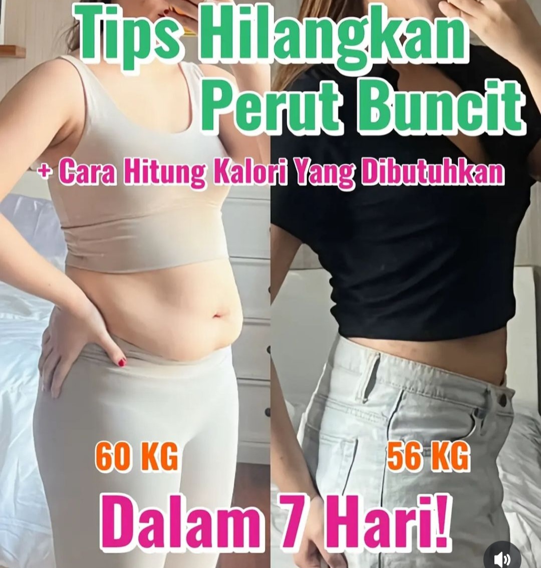 3 Cara Efektif Menghilangkan Perut Buncit dalam 7 Hari, Hitung Kalori Harian Anda!