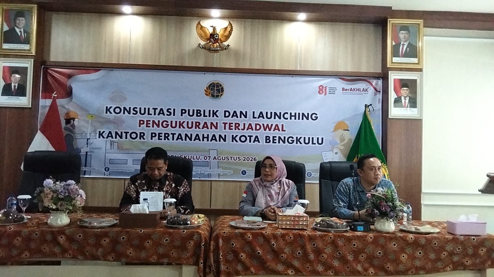 BPN Kota Bengkulu Pastikan Pengukuran Tanah Maksimal 7 Hari
