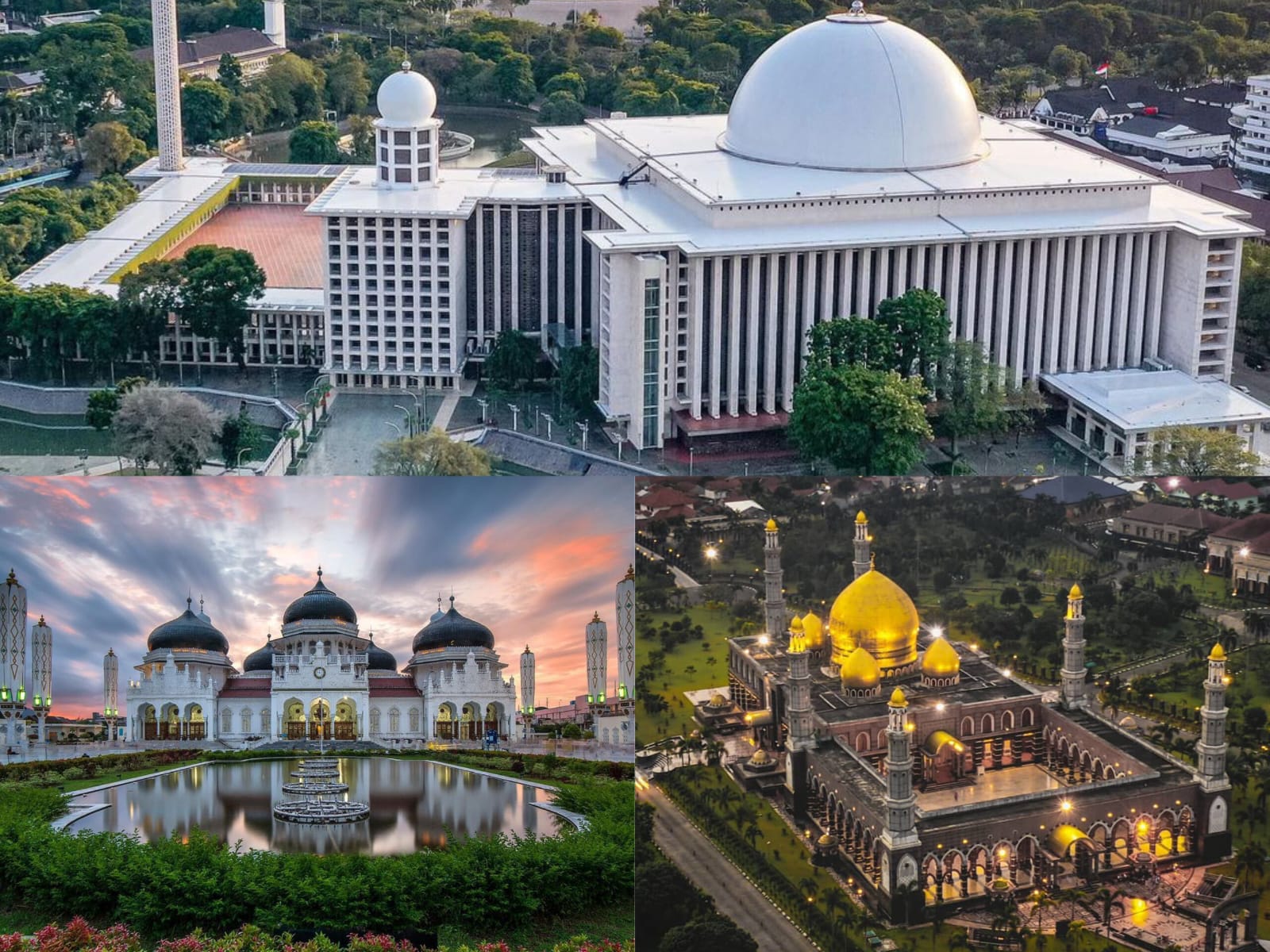 5 Masjid Terkenal di Indonesia yang Punya Bangunan Megah dan Ikonik, Nomor Satu Terbesar se-Asia Tenggara