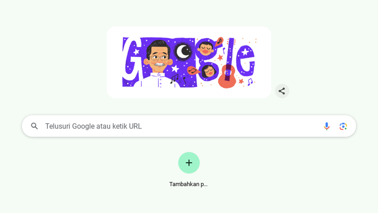 Google Doodle Rayakan 94 Tahun AT Mahmud, Pencipta Lagu Anak Legendaris Indonesia