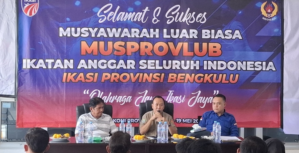 Musprov Luar Biasa Sukses, Ini Pengurus Baru IKASI Bengkulu Periode 2024-2028