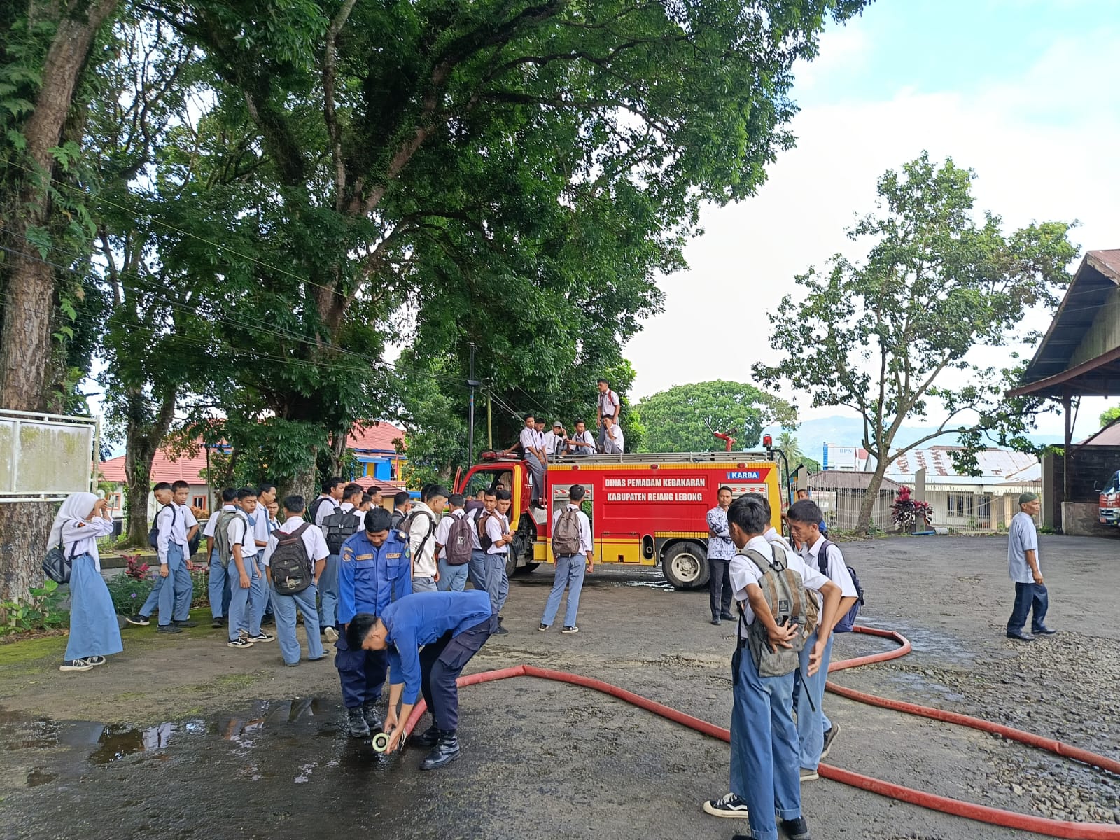 Siaga Lebaran, 120 Personel Damkar Rejang Lebong Dikerahkan Antisipasi Kebakaran