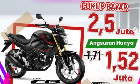 Kesamber Honda! Astra Motor Bengkulu Tawarkan Promo CB 150R, Angsuran Mulai Rp1,5 Juta