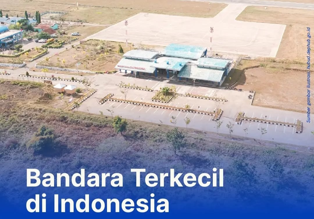 Unik, Ini 5 Bandara Terkecil di Indonesia, Salah Satunya Terletak di Papua Barat