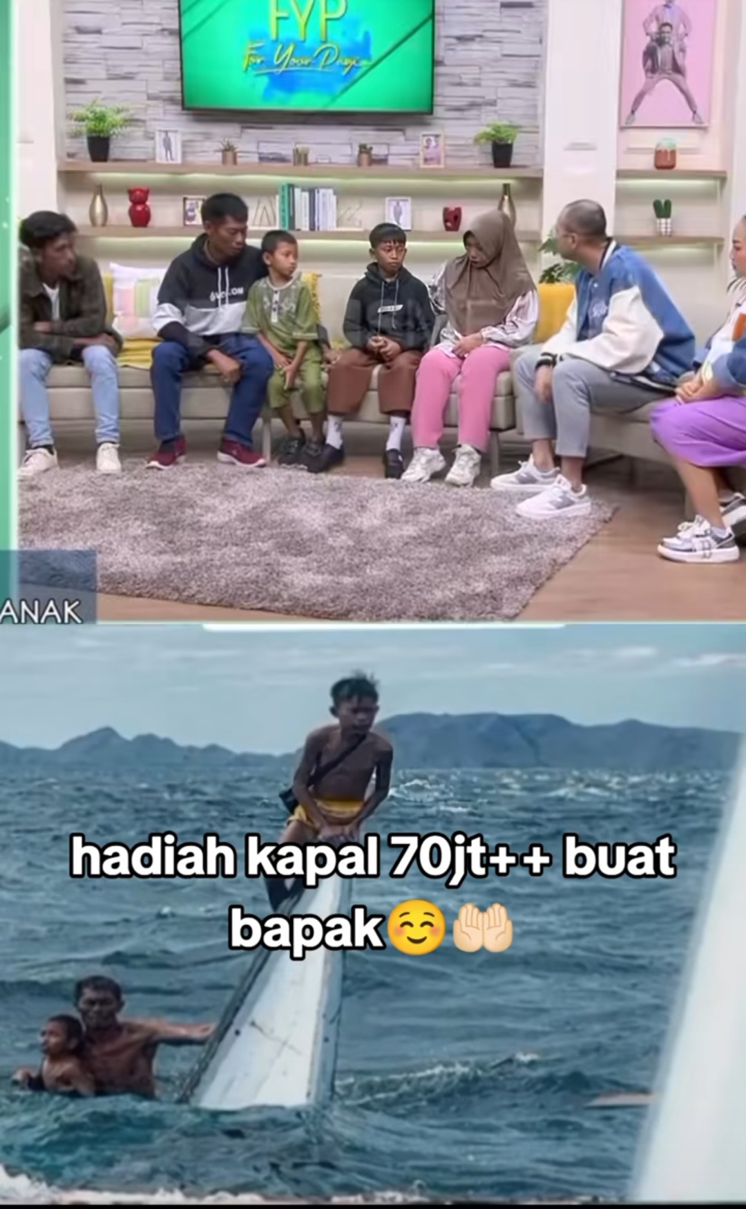 Raffi Ahmad Hadiahi Aco Perahu, Nelayan yang Hampir Tenggelam Bersama 2 Anaknya di Perairan Labuan Bajo