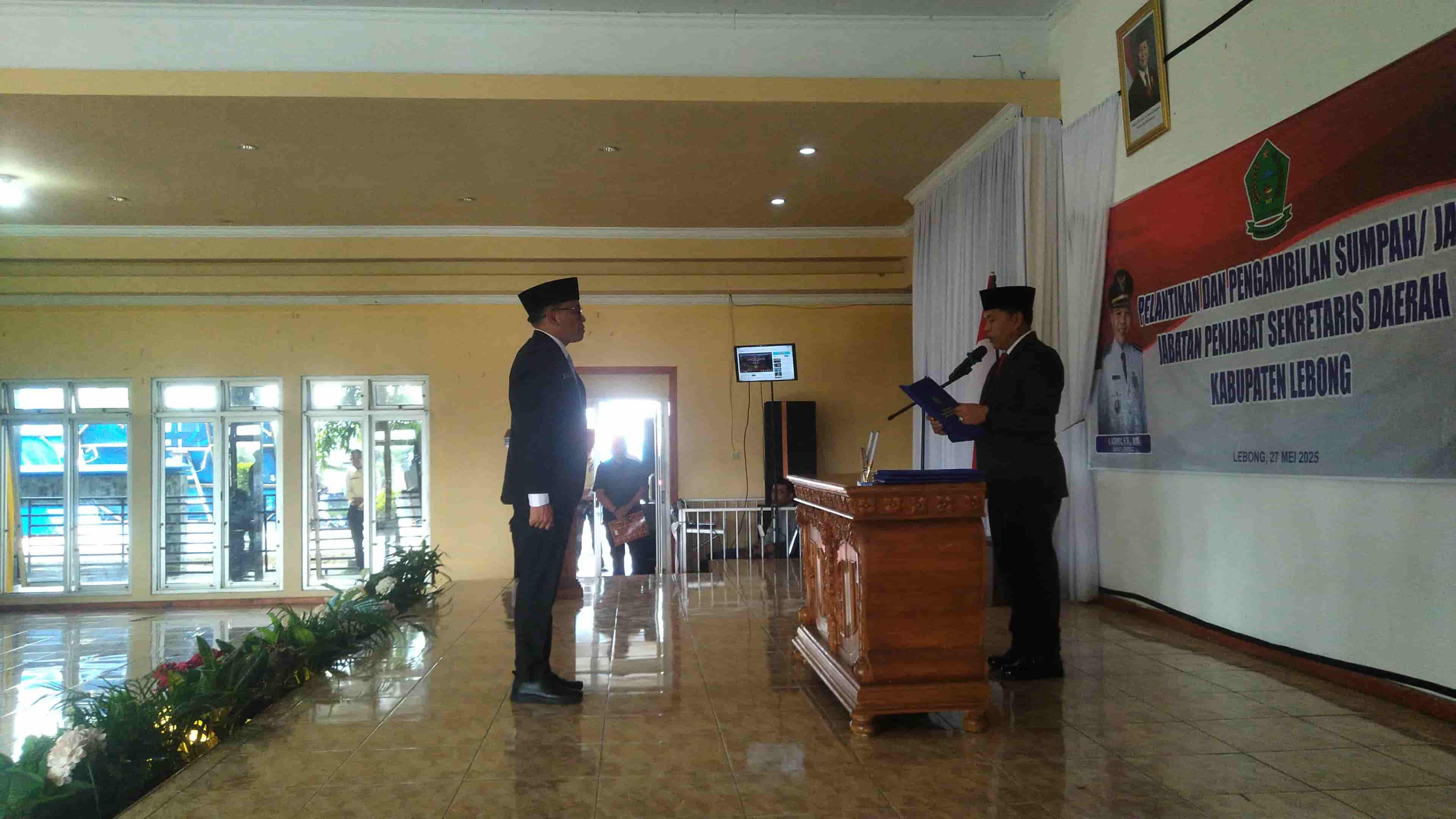 Donni Swabuana Resmi Jabat Pj Sekda Lebong, Diharapkan Bawa Angin Segar Reformasi Birokrasi